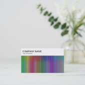 Panneau supérieur - Carte de visite Spectrum Lines (Debout devant)