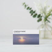 Panneau supérieur - Carte de visite Sunrise/Sunset (Debout devant)