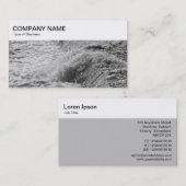 Panneau supérieur - Carte de visite Weir (Devant / Derrière)