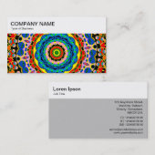 Panneau supérieur - Kaleidoscopic 02 Carte de visi (Devant / Derrière)