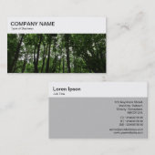 Panneau supérieur - Woodland 02 Carte de visite (Devant / Derrière)