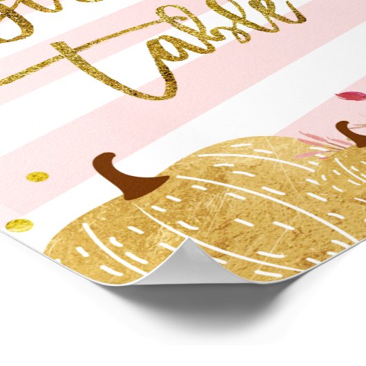 Panneau Tableau Cadeaux citrouilles (Coin)