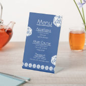 Panneau Tabletop Chic en bleu Pedestal (In SItu)