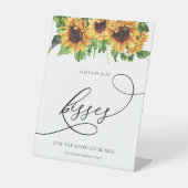 Panneau Tournesol Invité Combien de baisers (Recto)