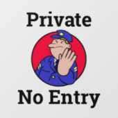 Panneau transparent de la fenêtre d'entrée privée (Feuille)