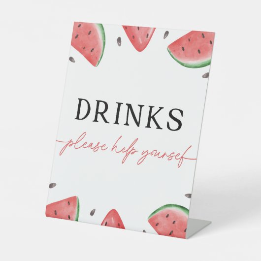 Panneau Un dans un melon Signal Watermelon Boisson (Recto)