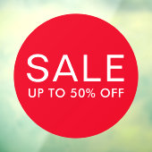 Panneau vente ronde avec texte personnalisé ou jus (Feuille 3)