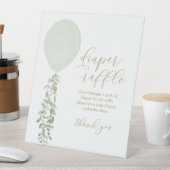 Panneau vert Baby shower balloon Déchets  (In SItu)