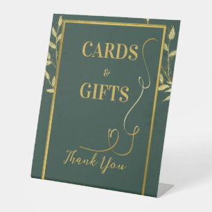 Panneau vert Pedestal acrylique de luxe pour Maria