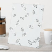 Panneau vertical du socle gris foncé (In SItu)