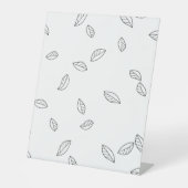 Panneau vertical du socle gris foncé (Recto)