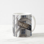 Panneau Wall Street New York City Mug (Devant droit)