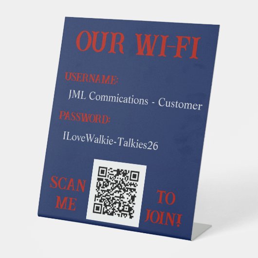 Panneau Wi-Fi JML (Recto)