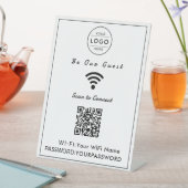 Panneau WiFi Code QR Moderne Minimaliste (In SItu)