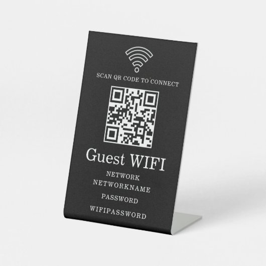 Panneau Wifi Invité (Recto)