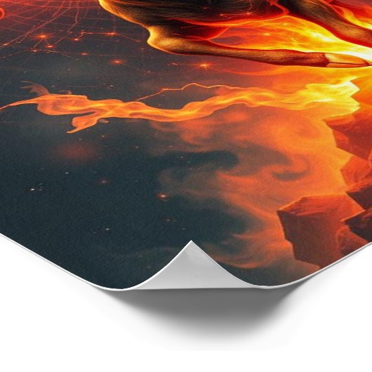 Panneau Zodiac Capricorne Poster (Coin)