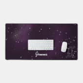 Panneau Zodiac Galaxie violette Gemini Mat de bure (Clavier et souris)