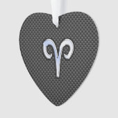 Panneau Zodiac Silver Aries Black Carbon Fibre Pri (devant)