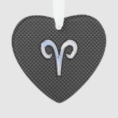 Panneau Zodiac Silver Aries Black Carbon Fibre Pri (devant)