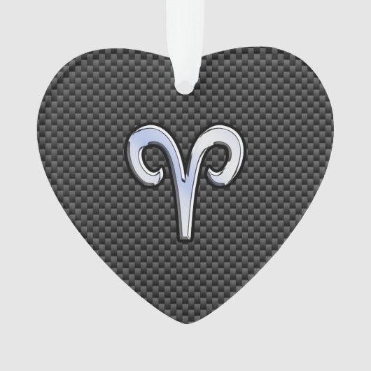 Panneau Zodiac Silver Aries Black Carbon Fibre Pri (devant)