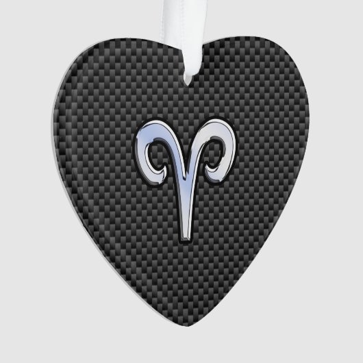 Panneau Zodiac Silver Aries Black Carbon Fibre Pri (devant)
