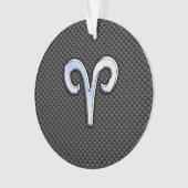 Panneau Zodiac Silver Aries Black Carbon Fibre Pri (devant)