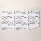Panneau Zodiaque Taurus Serviette de bain (Serviette de bain)