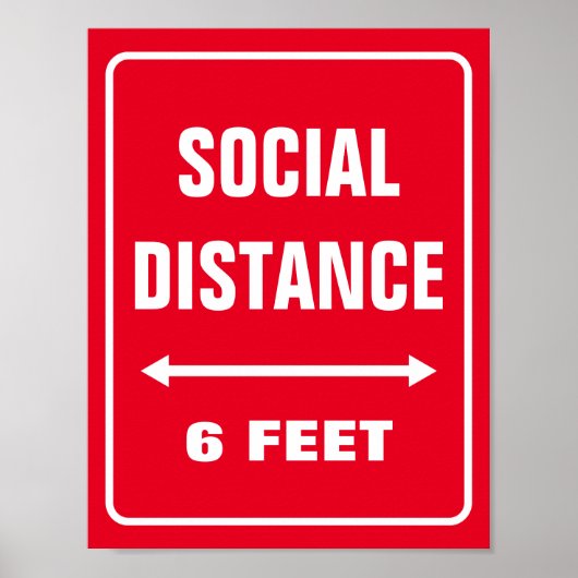 Panneaux de distanciation sociale Affiches personn (Devant)