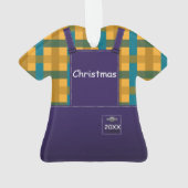 Panneaux de personnage de pays Plaid personnalisé (dos)