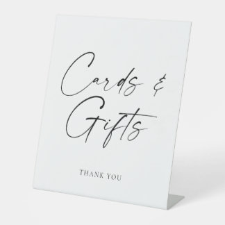 Panneaux de piédestal pour cartes et cadeaux