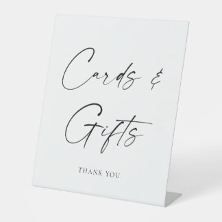 Panneaux de piédestal pour cartes et cadeaux