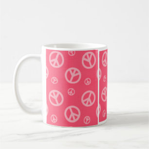 PANNEAUX DE SIGNE PINK PEACE - MUG CAFÉ