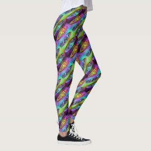 Panneaux de surf 2A-2D Options d'image Leggings