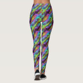Panneaux de surf 2A-2D Options d'image Leggings (Dos)