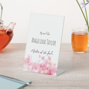 Panneaux de table de mariage à fleurs aquarelles r