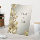 Panneaux de Tablette Florale Dorée (In SItu)