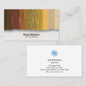 Panneaux en bois Carte de visite de sol personnali (Devant / Derrière)