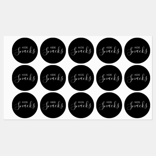 Panneaux Enfants Étiquettes (Feuille)