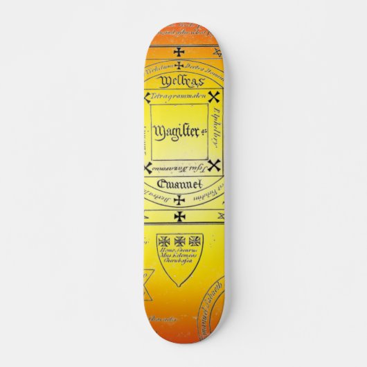 Panneaux magiques Skateboard (Devant)