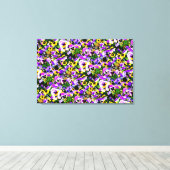 panneaux multicolores toile enveloppée (Insitu (Plancher de Bois))