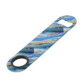 Panneaux patinés à grange bleue (Devant angulaire)