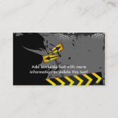 Panneaux routiers 2 de carte de visite (Dos)