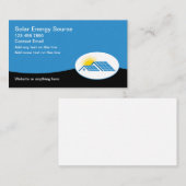 Panneaux solaires Cartes de visite (Devant / Derrière)