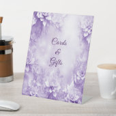 Panneaux Tabletop de fleurs blanches violettes (In SItu)