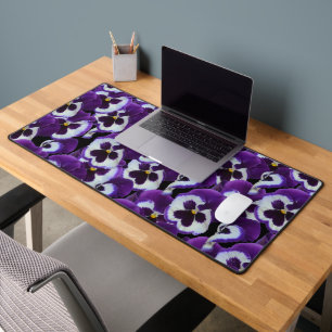 Panneaux Violets Et Blancs, Tapis De Bureau