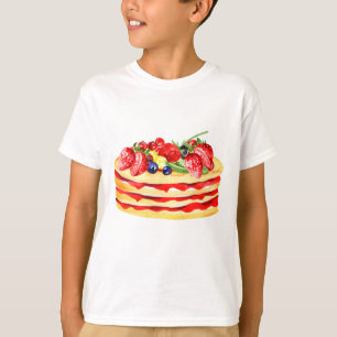 pannenkoek aardbei t-shirt