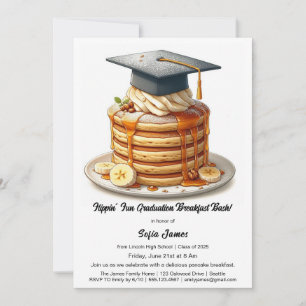Pannenkoek Afstudeerontbijt Feest  Kaart