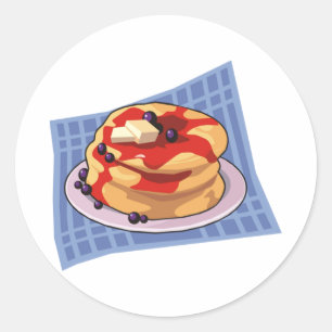 Pannenkoek Dag / Week Maand Ronde Sticker
