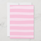 Pannenkoek en pyjama verjaardagsuitnodiging PJ's P Kaart (Achterkant)