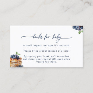 Pannenkoeken Baby Brunch Baby shower Boeken Baby K Visitekaartje